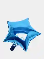 Синий воздушный шар Звезда, многоразовый, 45 см