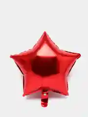 Красный воздушный шар Звезда, многоразовый, 45 см