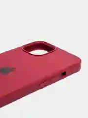 Бордовый чехол Silicone Case для iPhone 13 / 13 Pro / 13 Pro Max с открытым низом