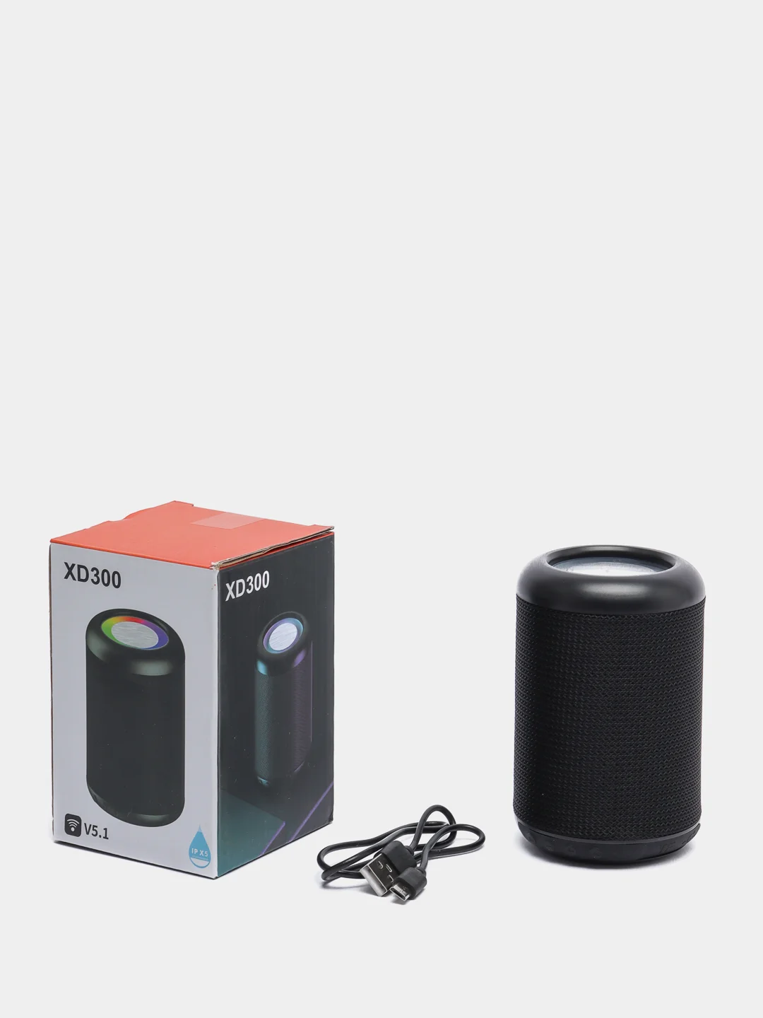 Черный беспроводная колонка, портативная, bluetooth