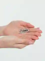 Медный брошь со стразами ассорти