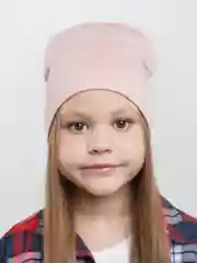 Мятный детская шапка, однотонная, демисезонная