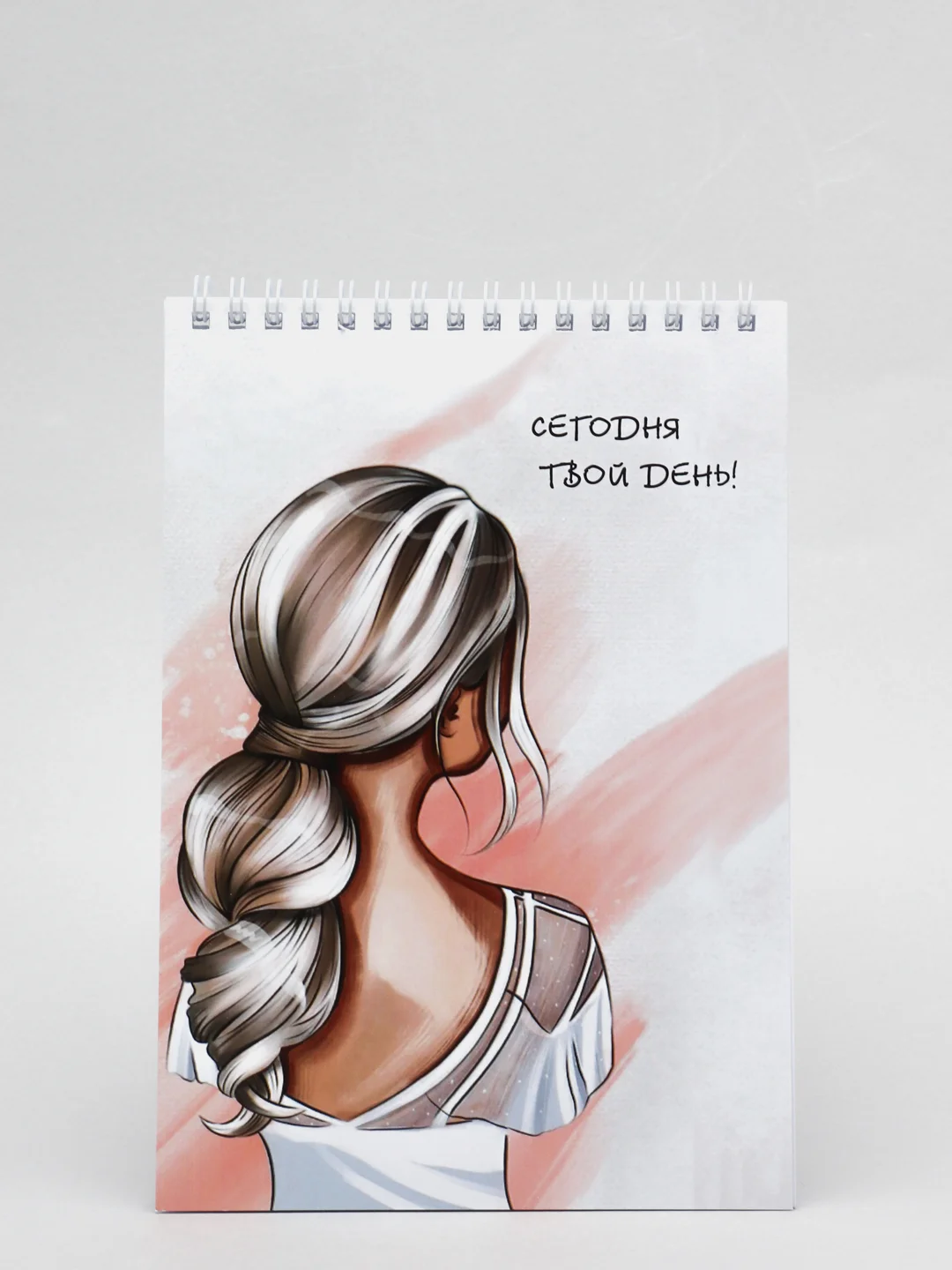 Бронзовый блокнот на пружине формата А5