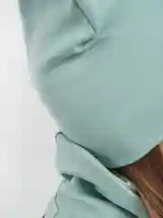 Мятный детская однотонная шапка со снудом для девочек, набор на весну и осень