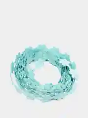 Бирюзовый лента декоративная для скрапбукинга 10 мм, 3 метра