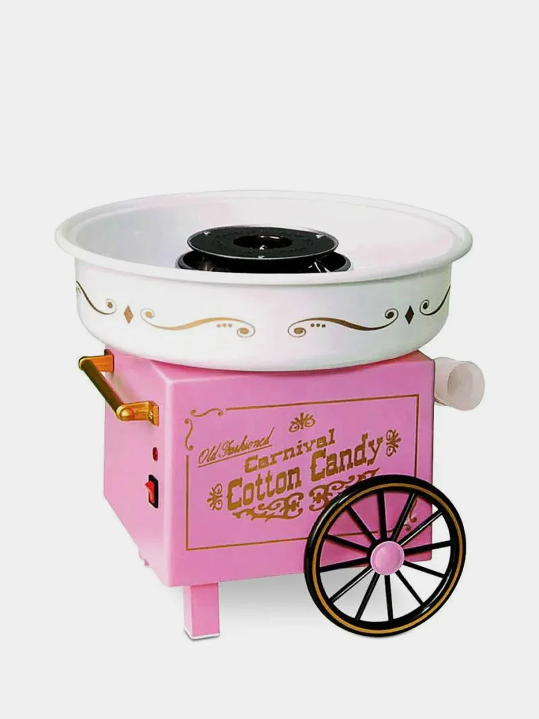 Сиреневый аппарат для приготовления сахарной ваты дома Carnival Cotton Candy Maker