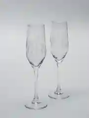 Подарочный набор фужеров в деревянной коробке с надписью "Mr&Mrs"