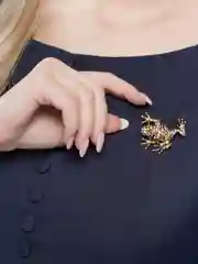 Золотой брошь