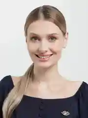 Золотой брошь "Ажурный лист"