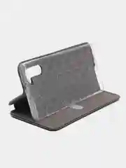 Темно-синий чехол книжка на Samsung Galaxy Note 10, Самсунг Галакси Нот 10