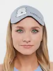 Серый мультяшная маска для сна