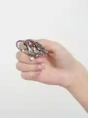 Серебряный брошь
