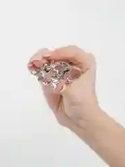 Серебряный брошь