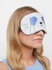 Синий мультяшная маска для сна
