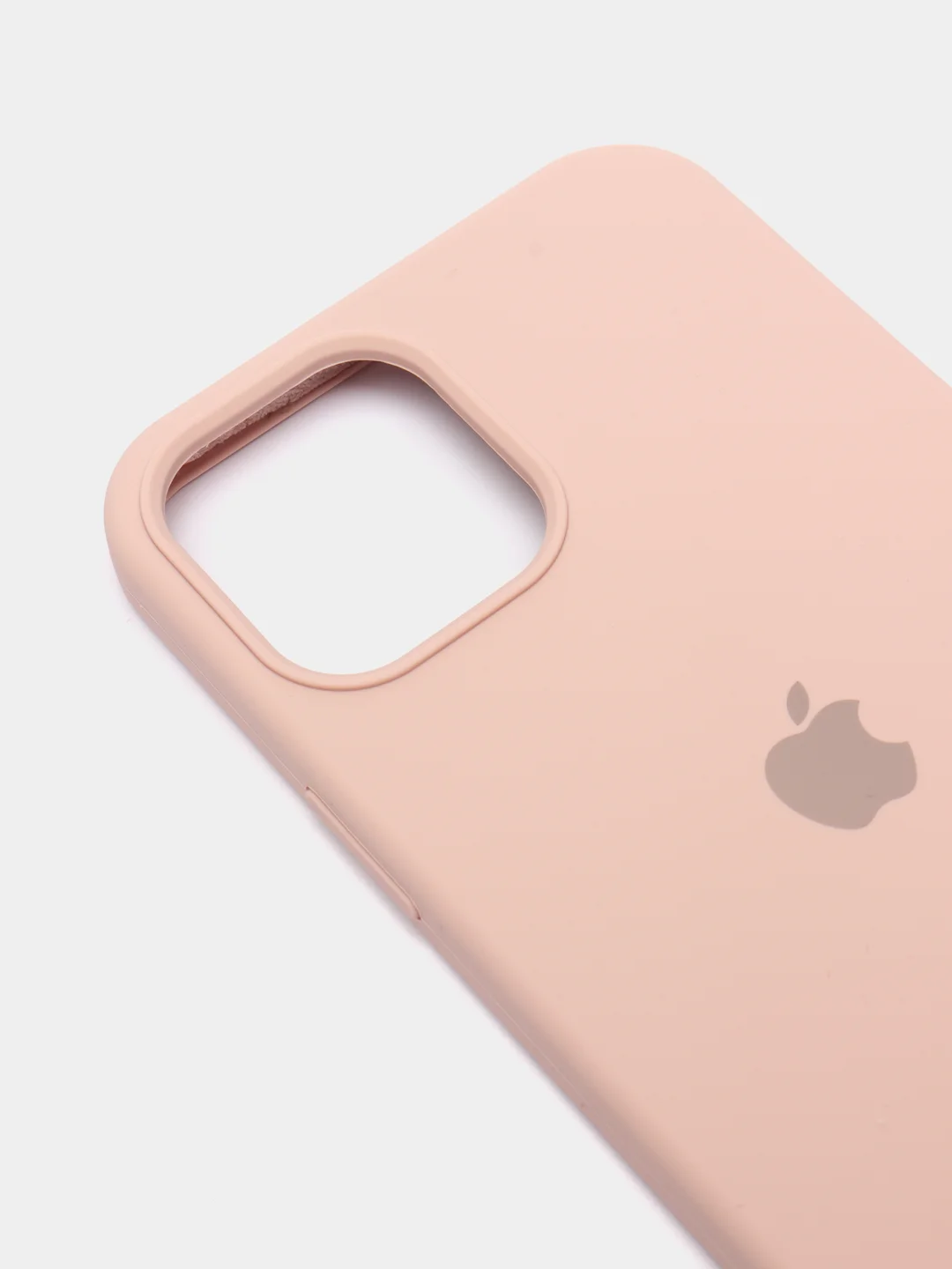 Пудровый чехол для iPhone 12 PRO MAX, с бархатом внутри