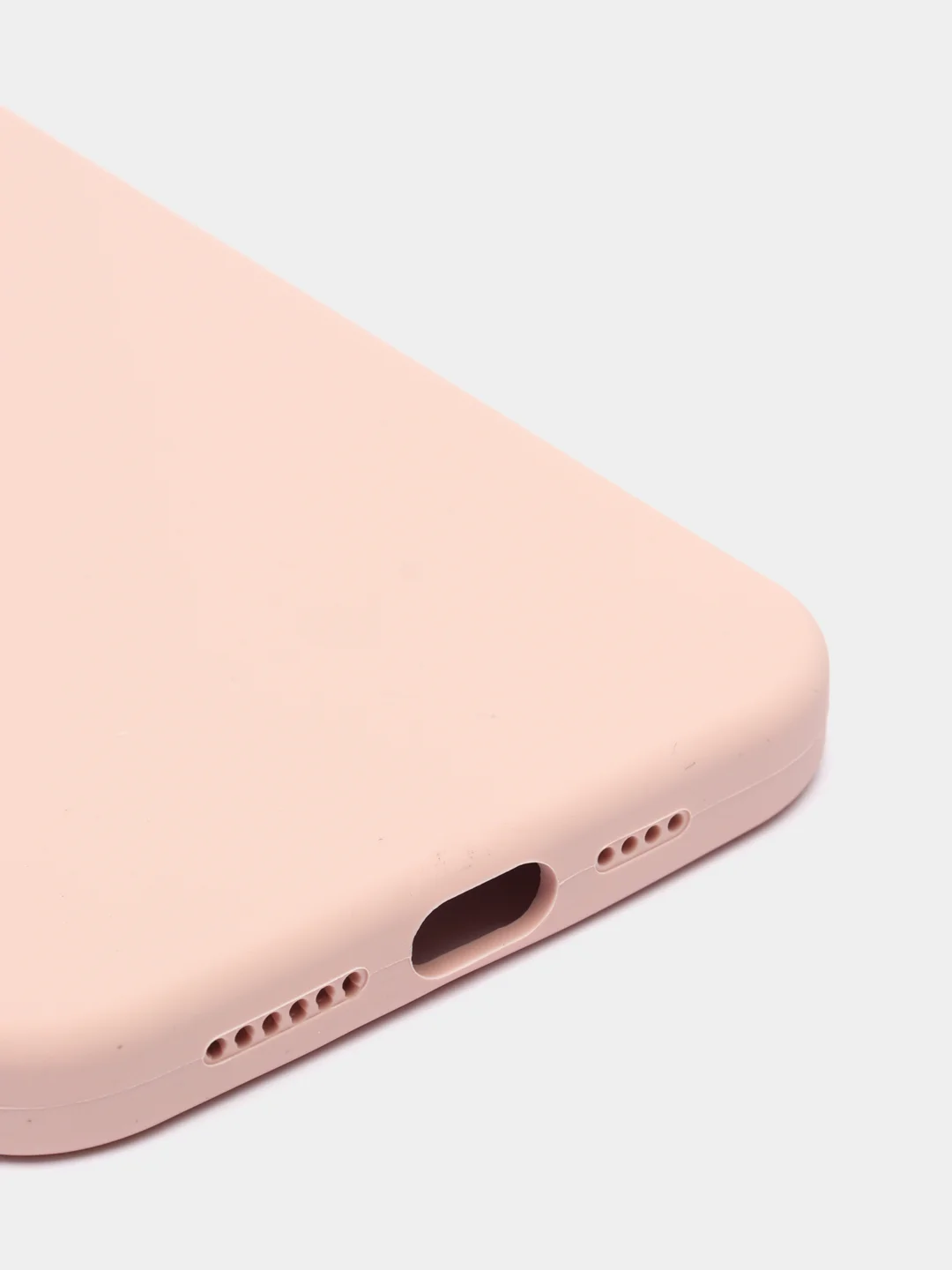 Пудровый чехол для iPhone 12 PRO MAX, с бархатом внутри