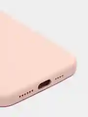 Пудровый чехол для iPhone 12 PRO MAX, с бархатом внутри