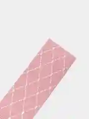 Розовый лента репсовая Ромбы 25мм 2 метра