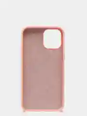 Коралловый меланж чехол для iPhone 12 PRO MAX, с бархатом внутри