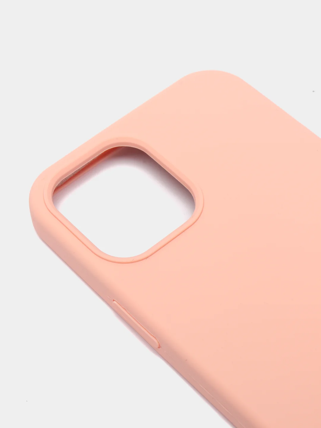 Коралловый меланж чехол для iPhone 12 PRO MAX, с бархатом внутри
