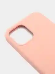 Коралловый меланж чехол для iPhone 12 PRO MAX, с бархатом внутри