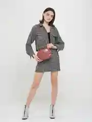 Коралловый меланж женская сумка в четырёх цветах