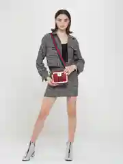 Багровый женская маленькая сумка