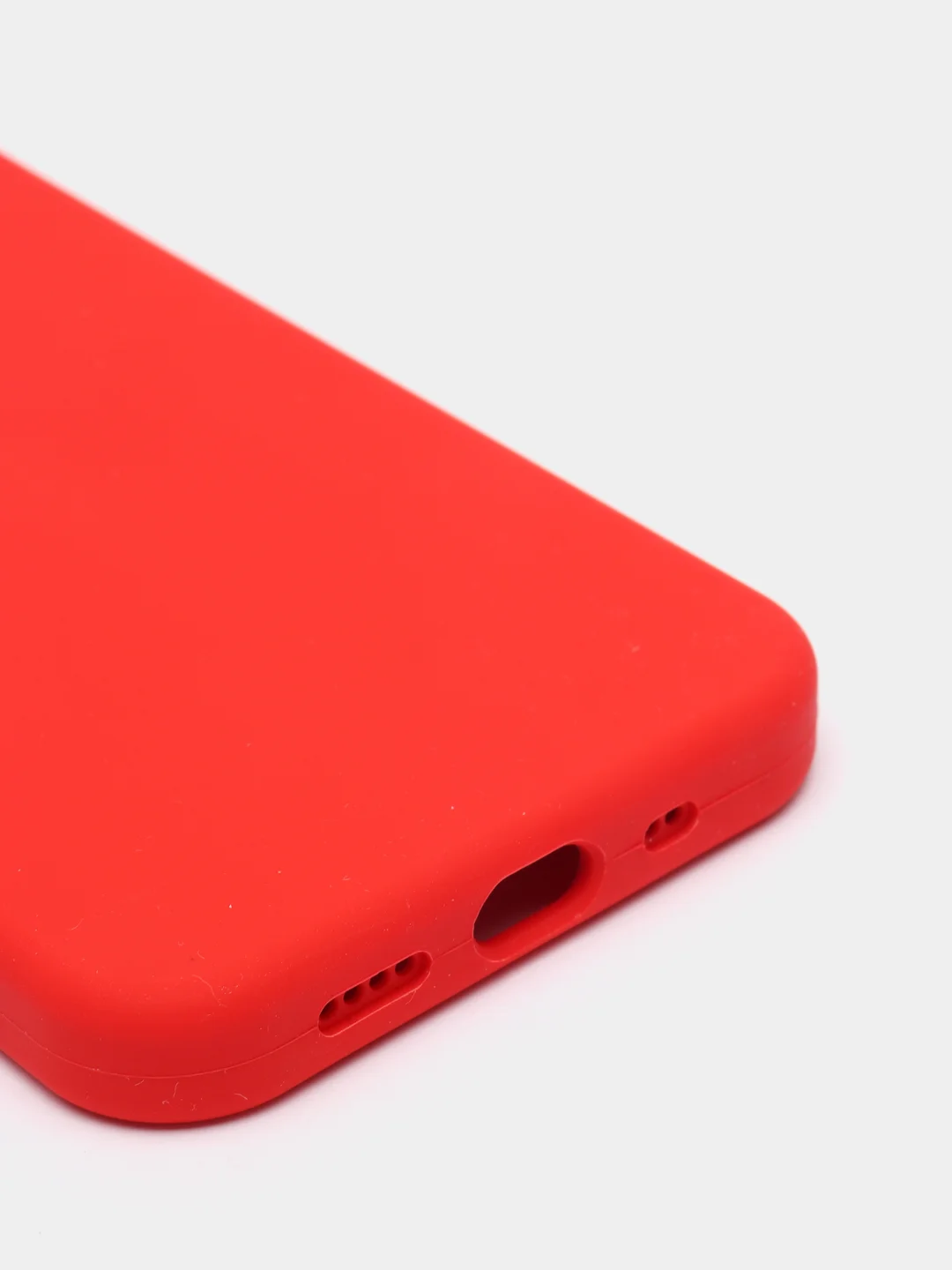 Алый чехол не пачкающийся, с бархатом внутри IPHONE 12 MINI