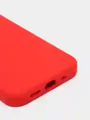 Алый чехол не пачкающийся, с бархатом внутри IPHONE 12 MINI