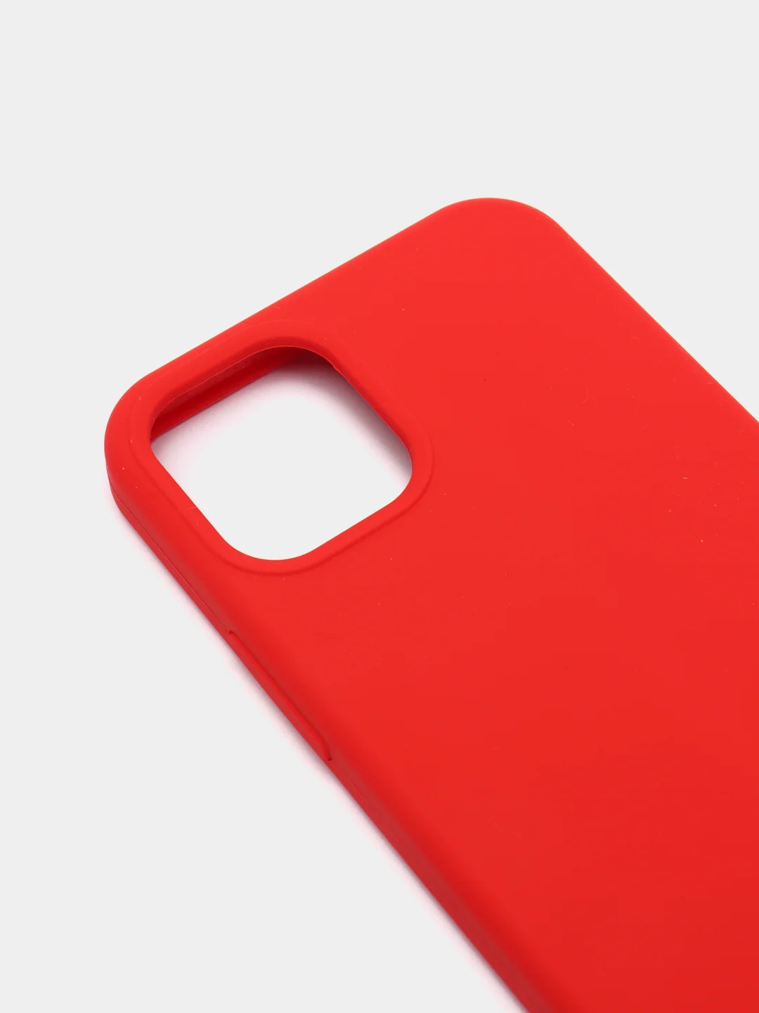 Алый чехол не пачкающийся, с бархатом внутри IPHONE 12 MINI