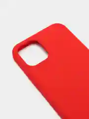 Алый чехол не пачкающийся, с бархатом внутри IPHONE 12 MINI