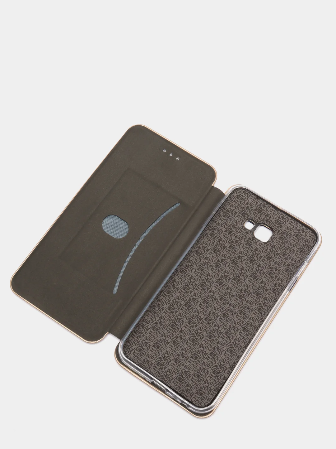 Бежевый чехол книжка Samsung J4 PLUS