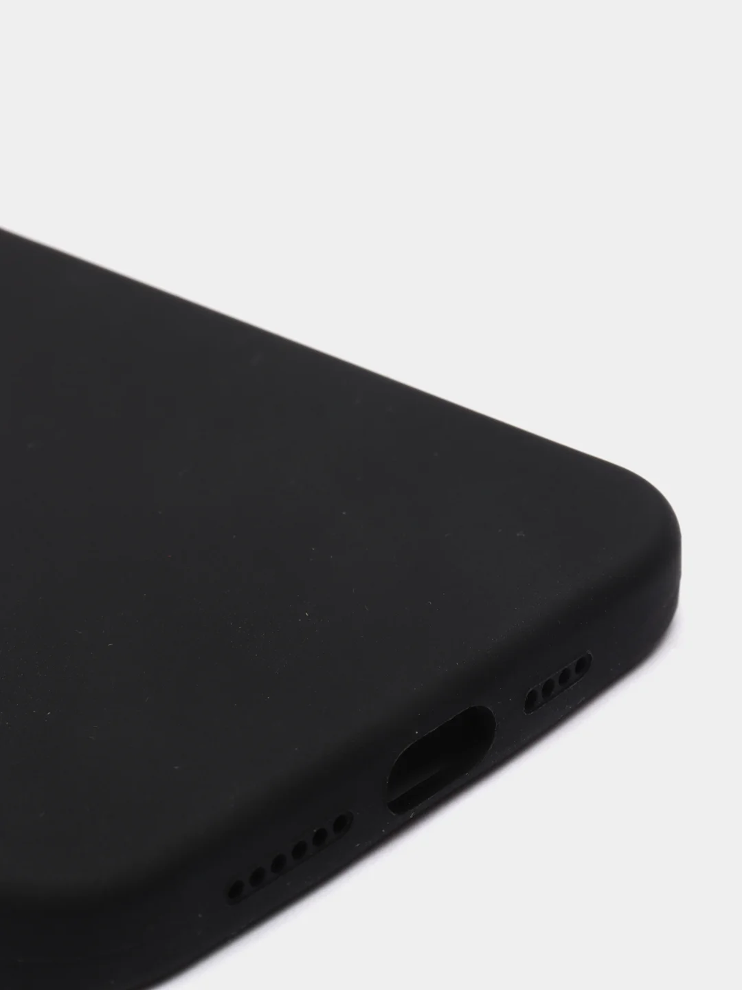 Черный чехол для iPhone 12 PRO MAX, с бархатом внутри