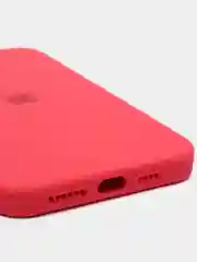 Кораллово-розовый чехол для iPhone 12 PRO MAX, с бархатом внутри