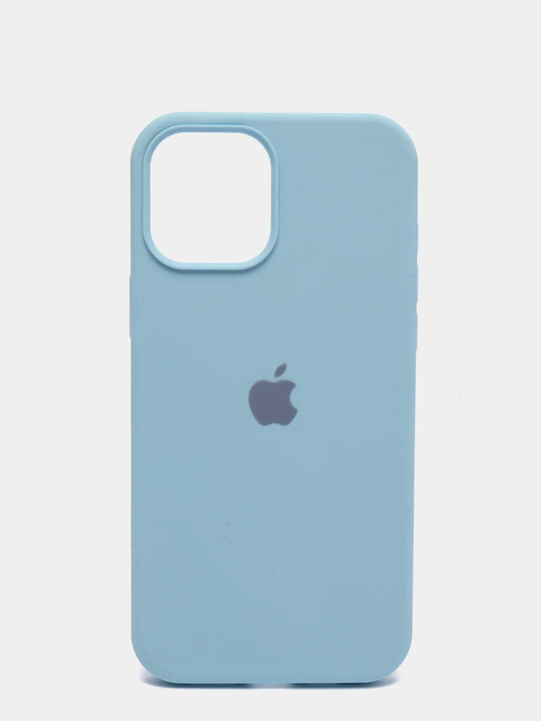 Голубой чехол для iPhone 12 PRO MAX, с бархатом внутри