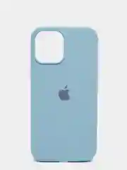 Голубой чехол для iPhone 12 PRO MAX, с бархатом внутри