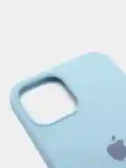 Голубой чехол для iPhone 12 PRO MAX, с бархатом внутри