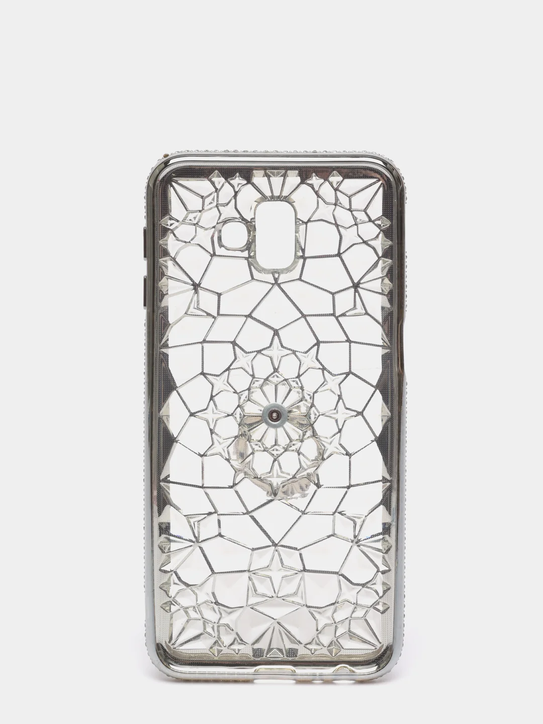 Серебряный чехол  SAMSUNG J6 PLUS / J6+