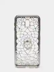 Серебряный чехол  SAMSUNG J6 PLUS / J6+