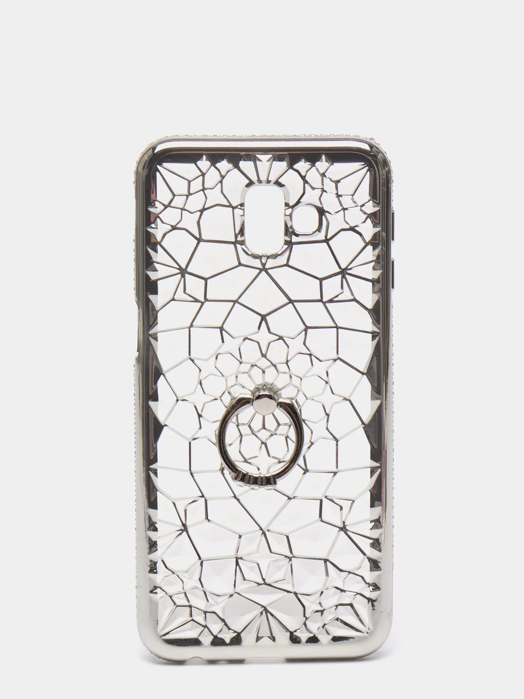 Серебряный чехол  SAMSUNG J6 PLUS / J6+