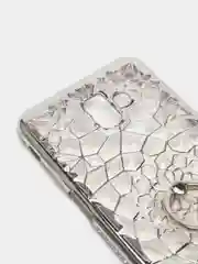 Серебряный чехол  SAMSUNG J6 PLUS / J6+