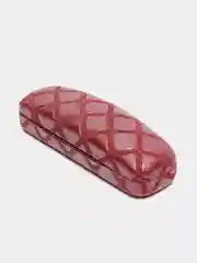 Красный футляр для очков с салфеткой
