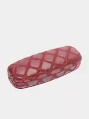 Красный футляр для очков с салфеткой