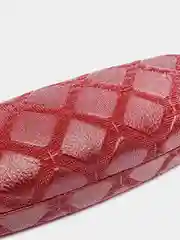Красный футляр для очков с салфеткой