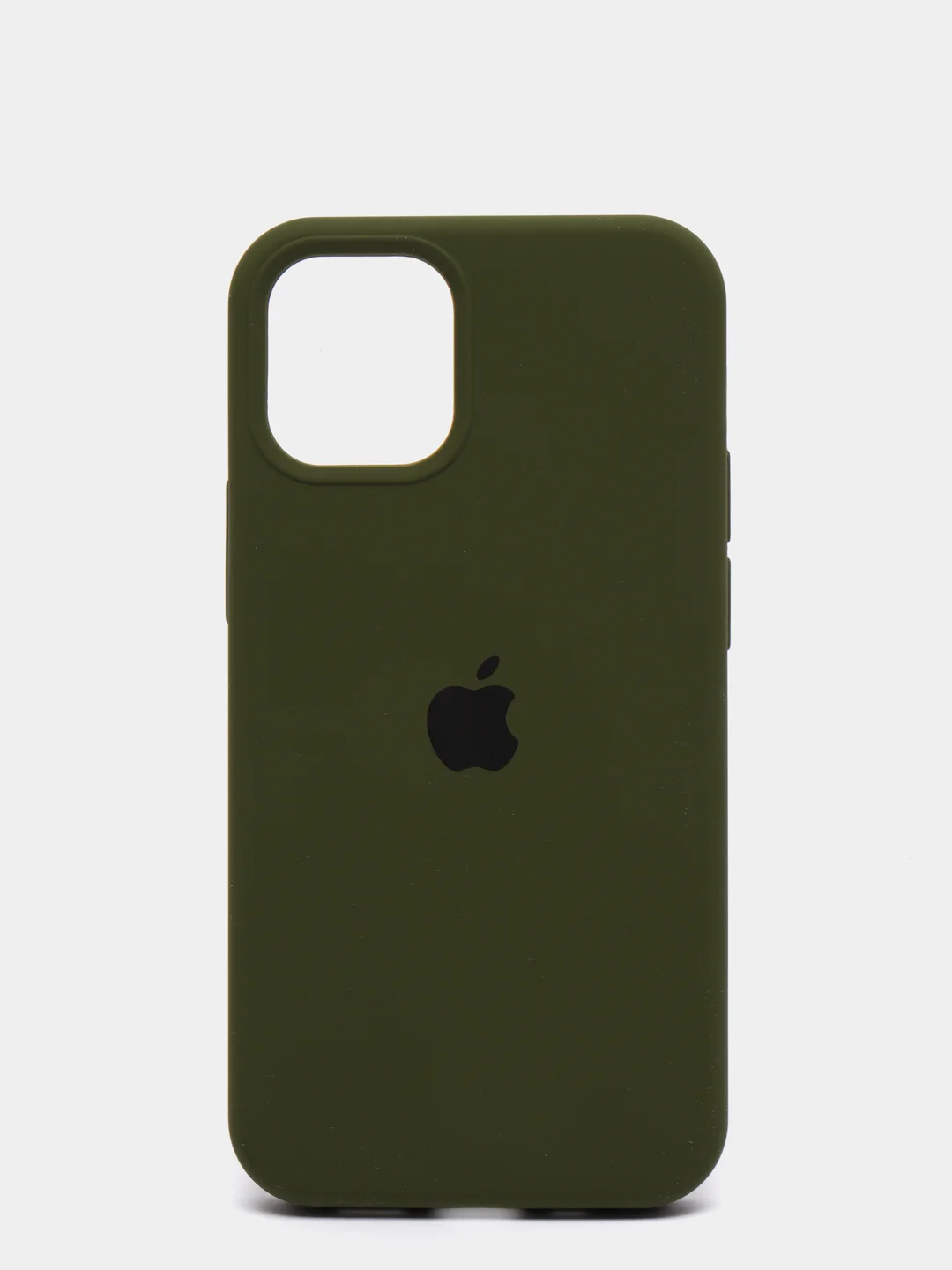 Оливковый чехол не пачкающийся, с бархатом внутри IPHONE 12 MINI