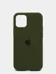 Оливковый чехол не пачкающийся, с бархатом внутри IPHONE 12 MINI