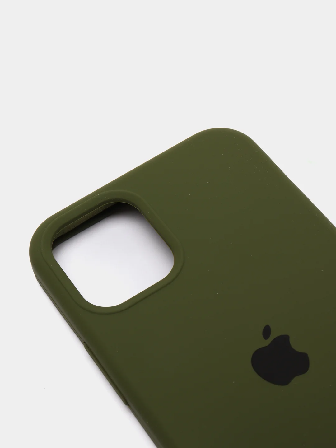 Оливковый чехол не пачкающийся, с бархатом внутри IPHONE 12 MINI