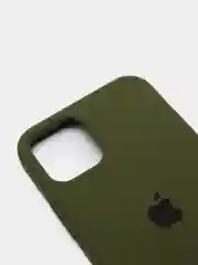 Оливковый чехол не пачкающийся, с бархатом внутри IPHONE 12 MINI