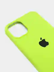 Лесной зеленый чехол не пачкающийся, с бархатом внутри IPHONE 12 MINI