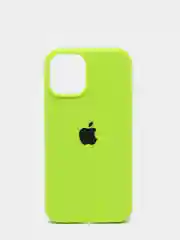 Лесной зеленый чехол не пачкающийся, с бархатом внутри IPHONE 12 MINI